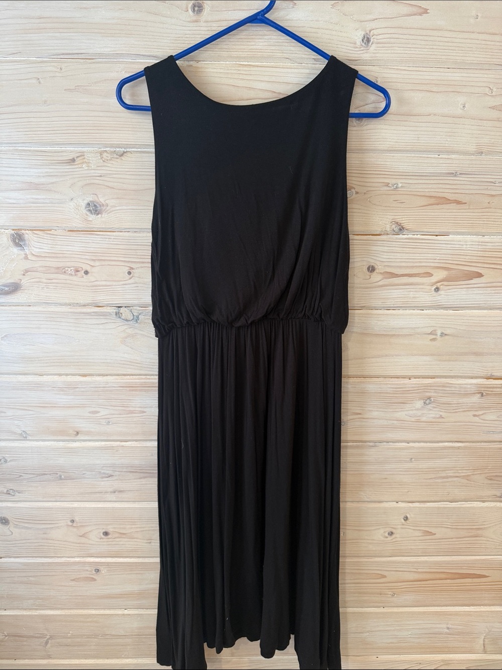 LOFT Black Sleeveless Maxi Dress